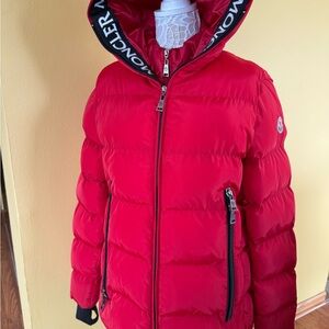 Women's Vibrant Red Puffer Coat